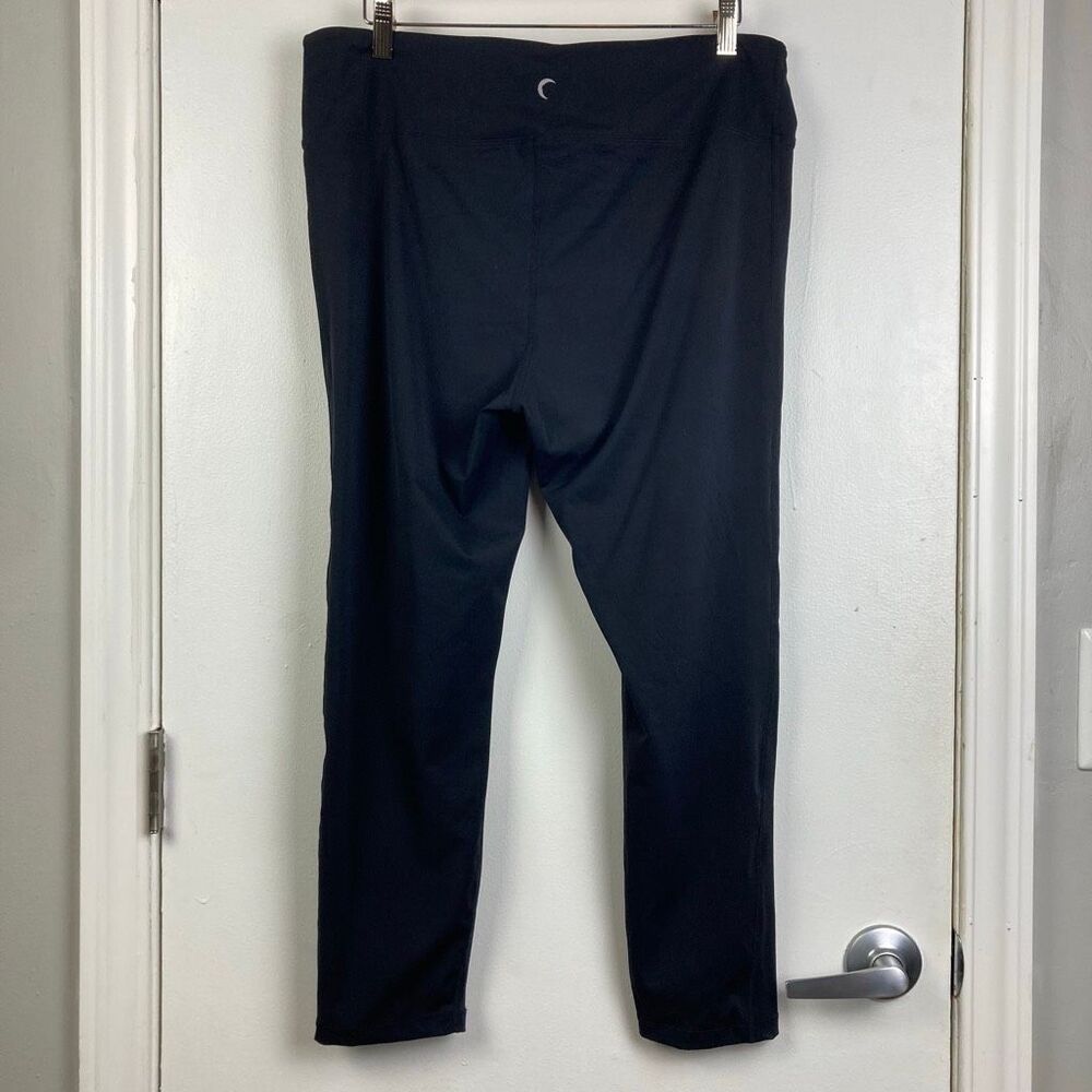 Zyia Active NWT Black Slash Luxe High Rise 7/8 24” Leggings Shredded sz 16-18 - Picture 6 of 11